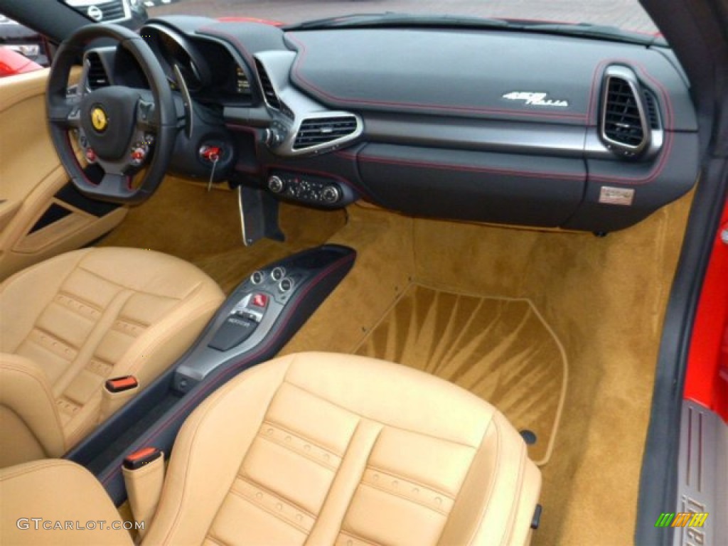 2010 Ferrari 458 Italia Tan Dashboard Photo #75065330