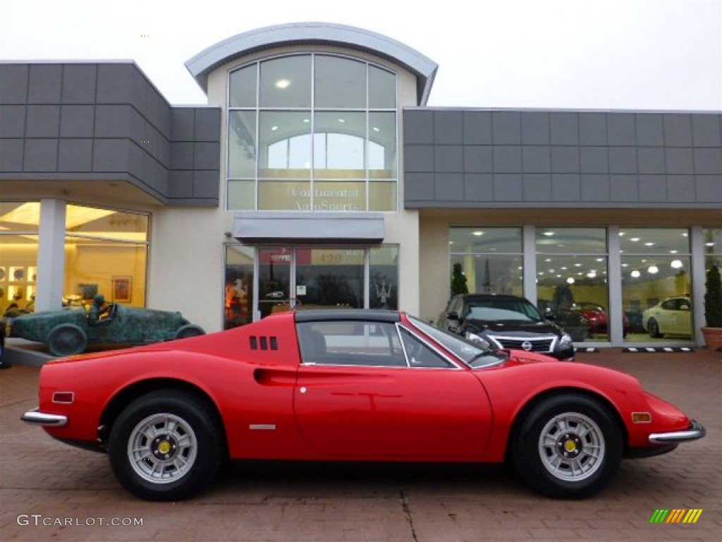 Red 1972 Ferrari Dino 246 GTS Exterior Photo #75065513