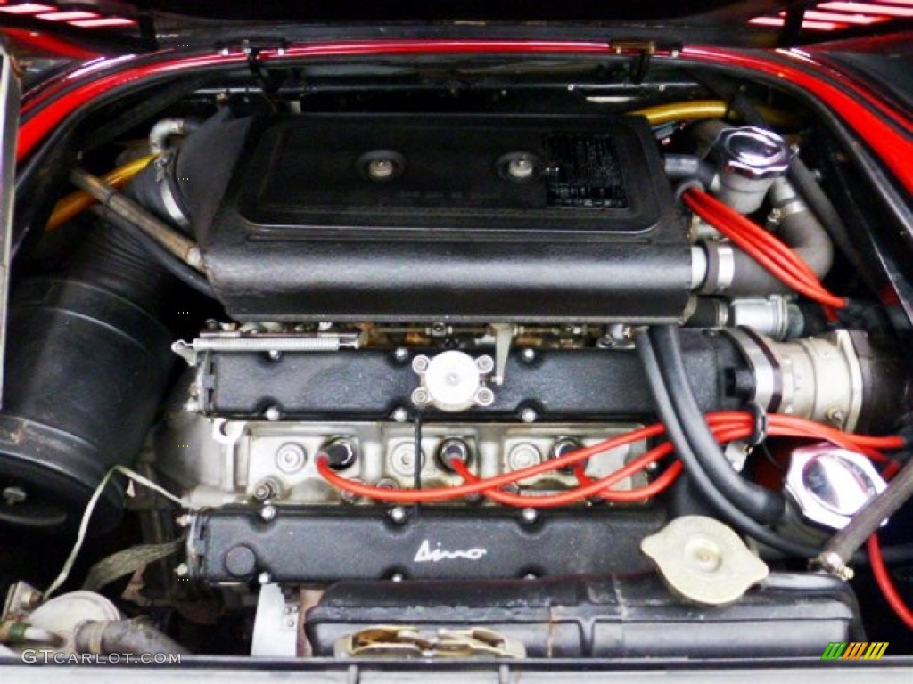 1972 Ferrari Dino 246 GTS 2.4 Liter DOHC 12-Valve V6 Engine Photo #75065666