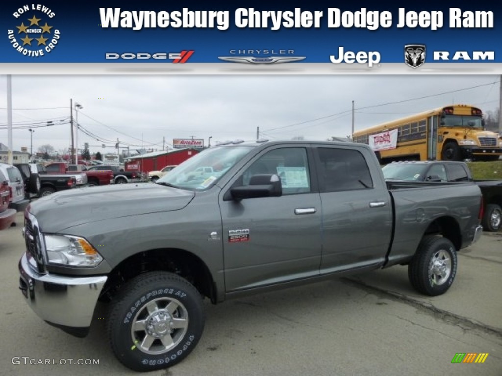 2012 Ram 2500 HD SLT Crew Cab 4x4 - Mineral Gray Metallic / Dark Slate/Medium Graystone photo #1