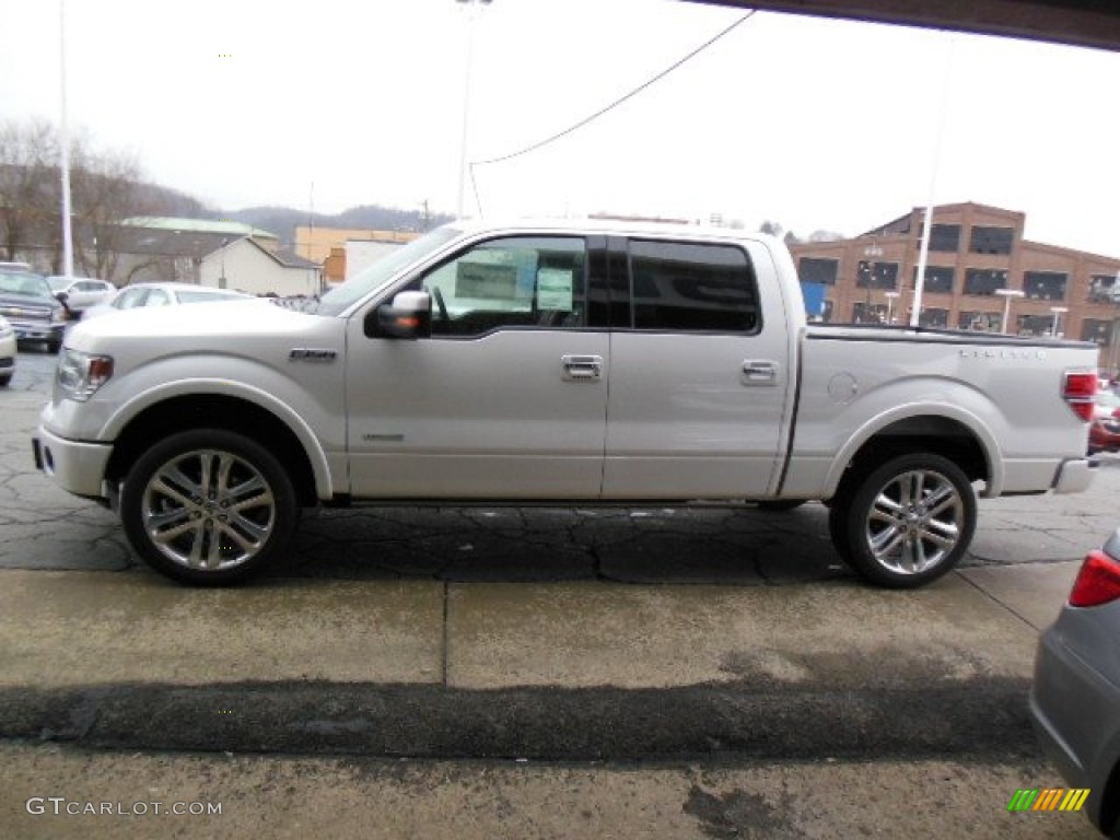 White Platinum Metallic Tri-Coat 2013 Ford F150 Limited SuperCrew 4x4 Exterior Photo #75066722