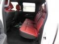 Limited Unique Red Leather Rear Seat Photo for 2013 Ford F150 #75066823