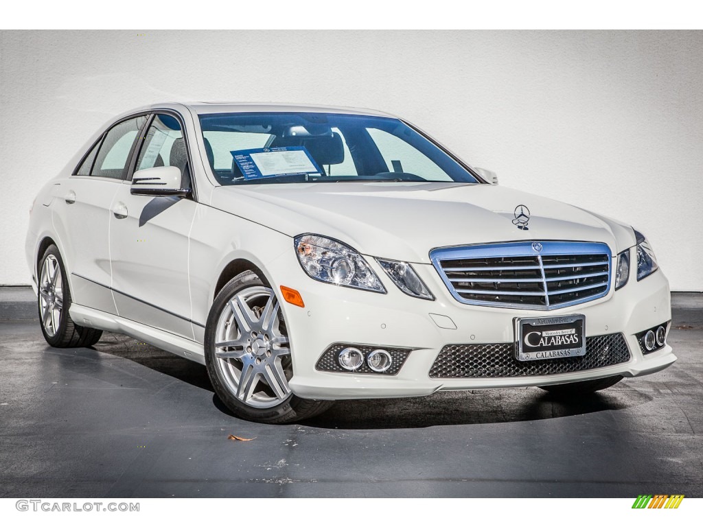 2010 E 550 Sedan - Arctic White / Black photo #12