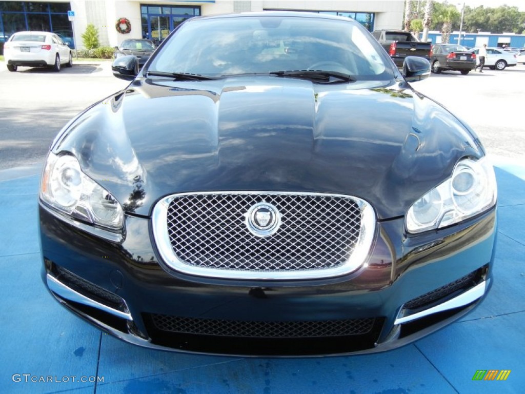 Ebony Black 2011 Jaguar XF Sport Sedan Exterior Photo #75068243