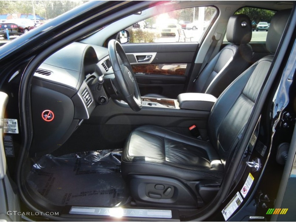 2011 Jaguar XF Sport Sedan Front Seat Photo #75068299
