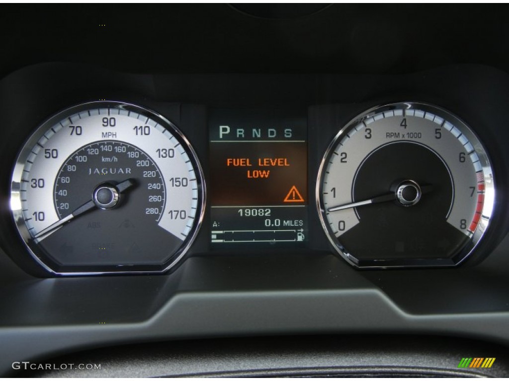 2011 Jaguar XF Sport Sedan Gauges Photo #75068411