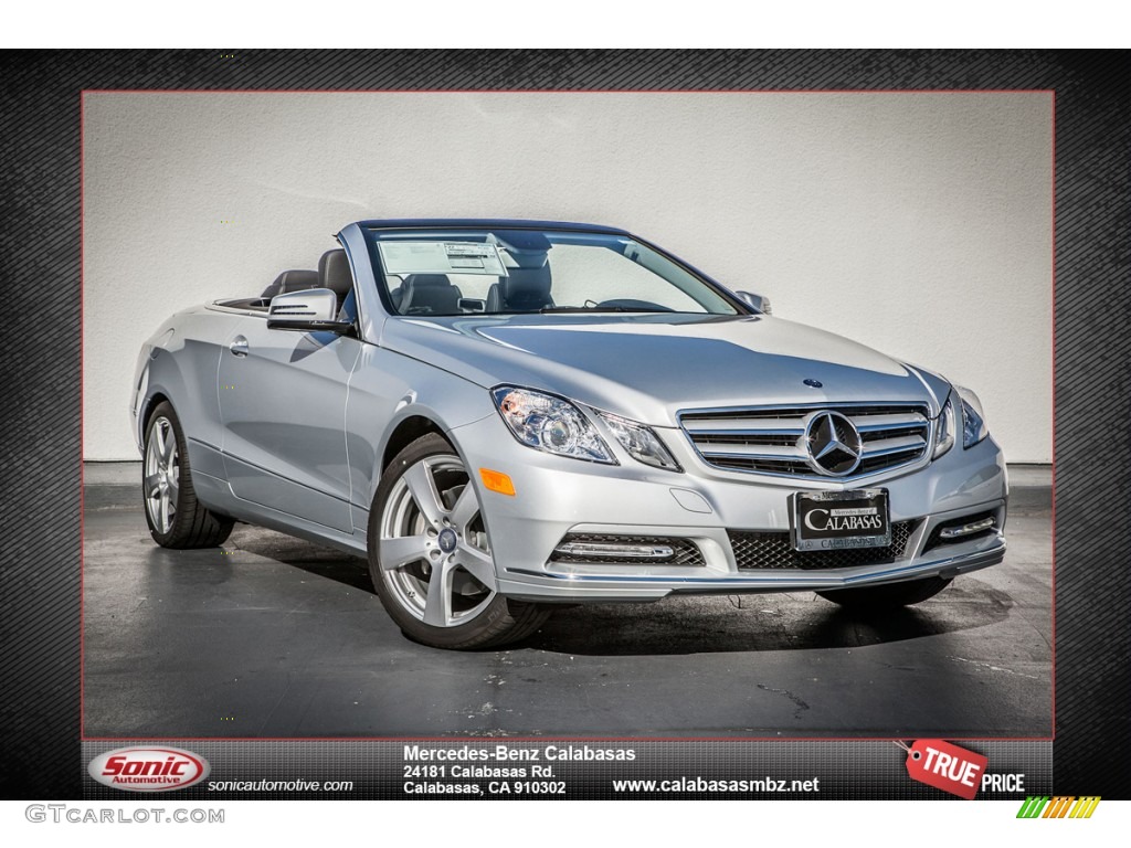 2013 E 350 Cabriolet - Iridium Silver Metallic / Black photo #1