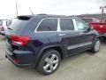 2013 True Blue Pearl Jeep Grand Cherokee Overland 4x4  photo #4