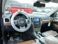 New Saddle/Black 2013 Jeep Grand Cherokee Overland 4x4 Dashboard
