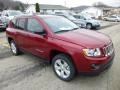 2013 Deep Cherry Red Crystal Pearl Jeep Compass Sport 4x4  photo #9