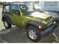 2008 Rescue Green Metallic Jeep Wrangler X 4x4  photo #3