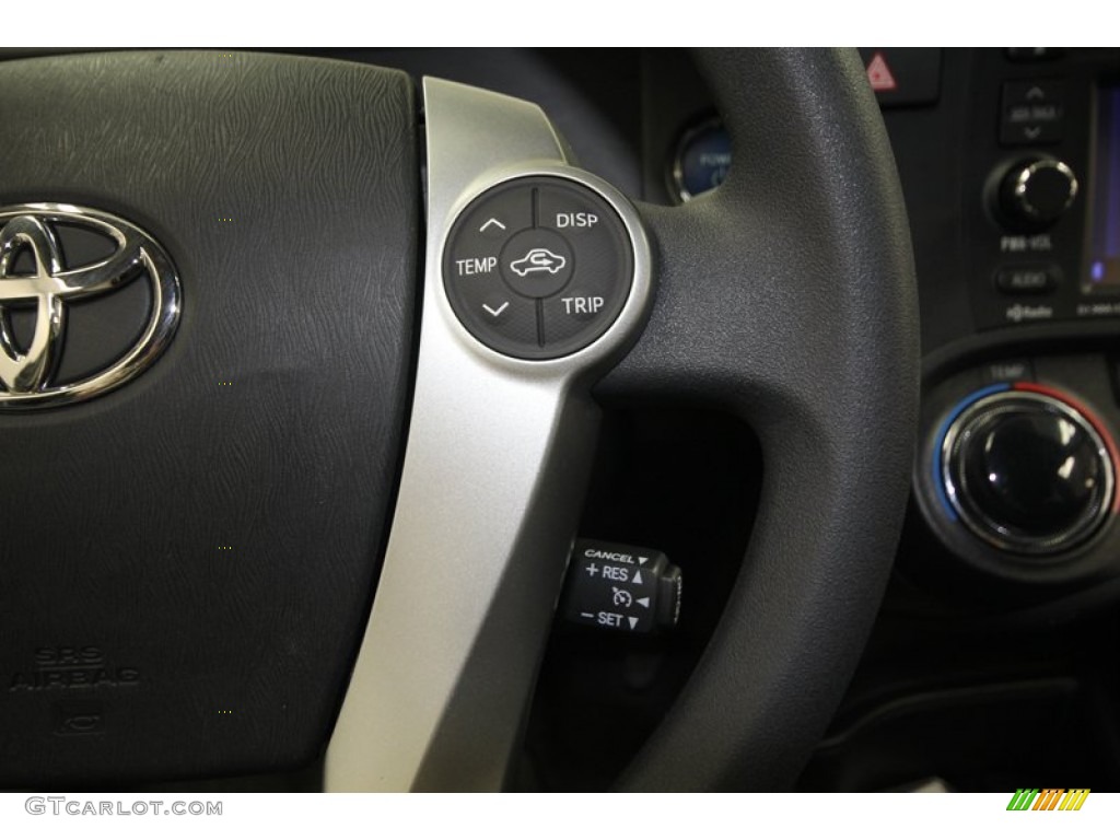 2012 Prius c Hybrid Four - Magnetic Gray Metallic / Black photo #27