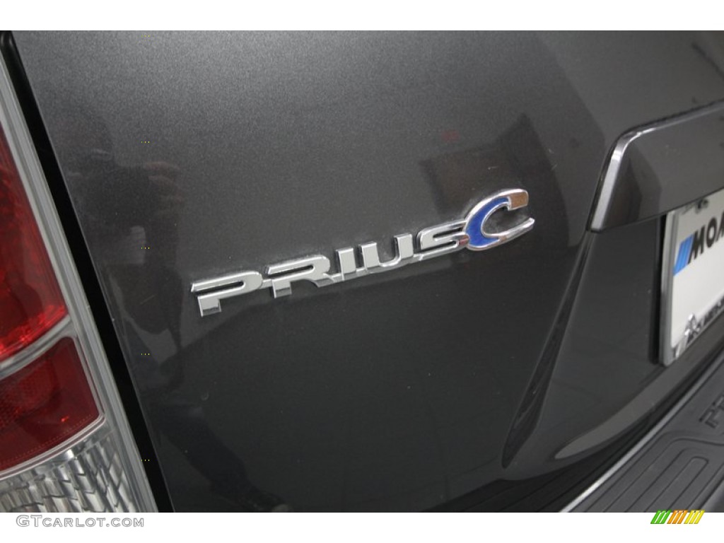 2012 Prius c Hybrid Four - Magnetic Gray Metallic / Black photo #44