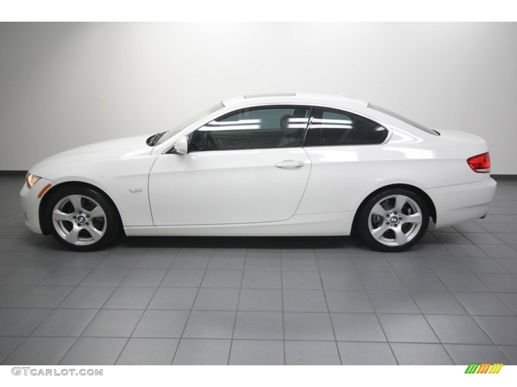 2010 3 Series 328i Coupe - Alpine White / Beige photo #2