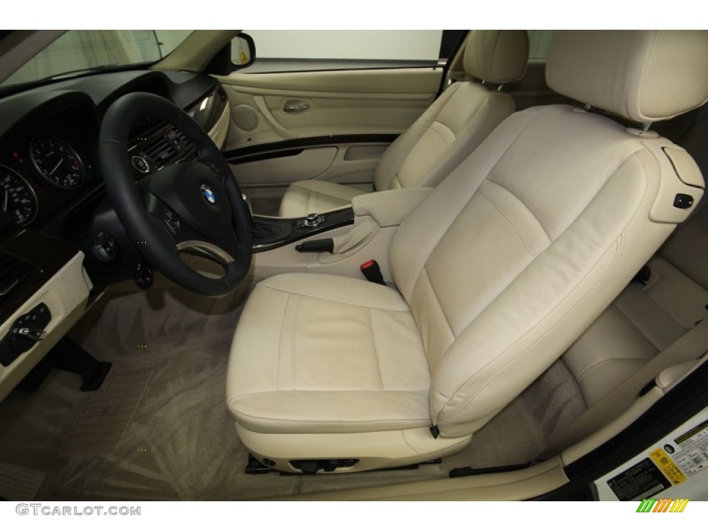 2010 3 Series 328i Coupe - Alpine White / Beige photo #3