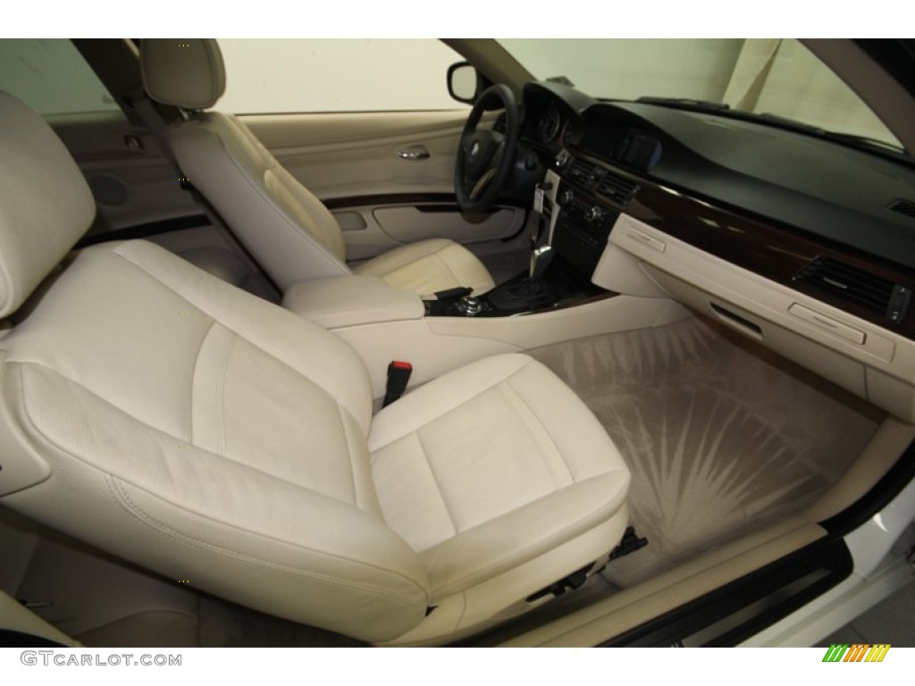 2010 3 Series 328i Coupe - Alpine White / Beige photo #33