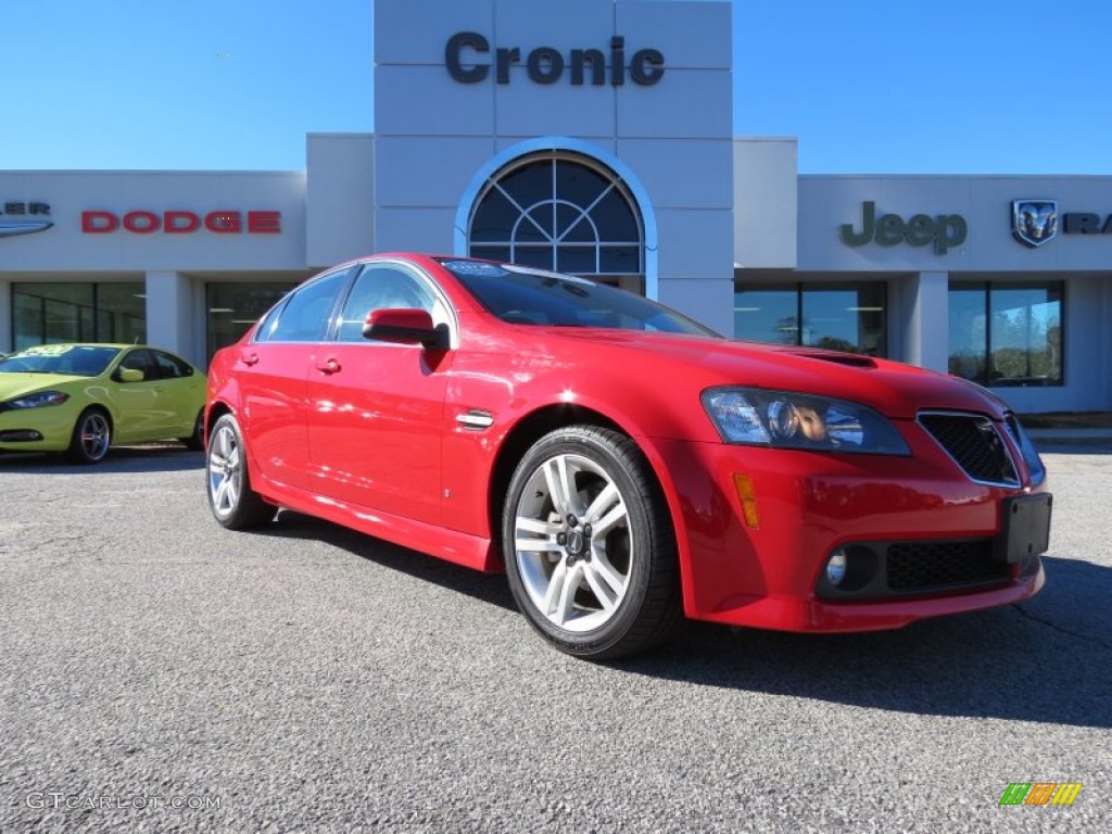 Liquid Red Pontiac G8