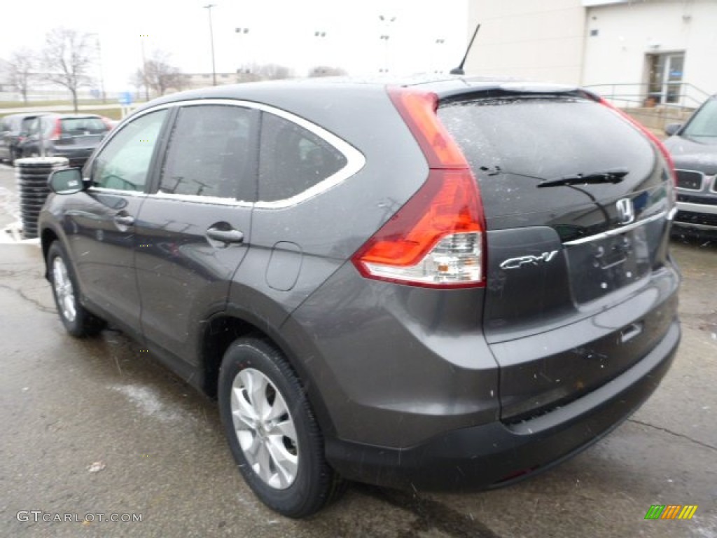 2013 CR-V EX-L AWD - Polished Metal Metallic / Gray photo #2