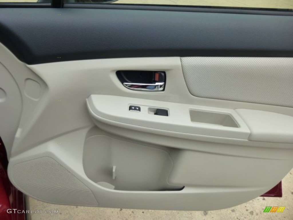 2013 Subaru XV Crosstrek 2.0 Limited Ivory Door Panel Photo #75075083