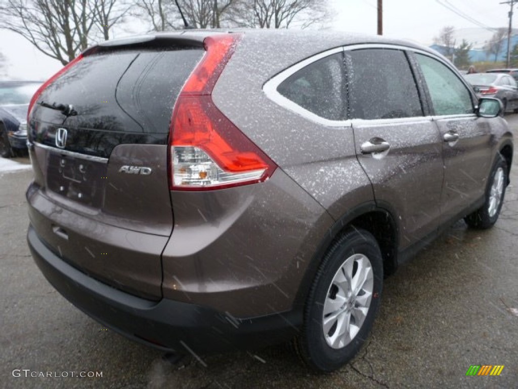 2013 CR-V EX AWD - Urban Titanium Metallic / Black photo #4