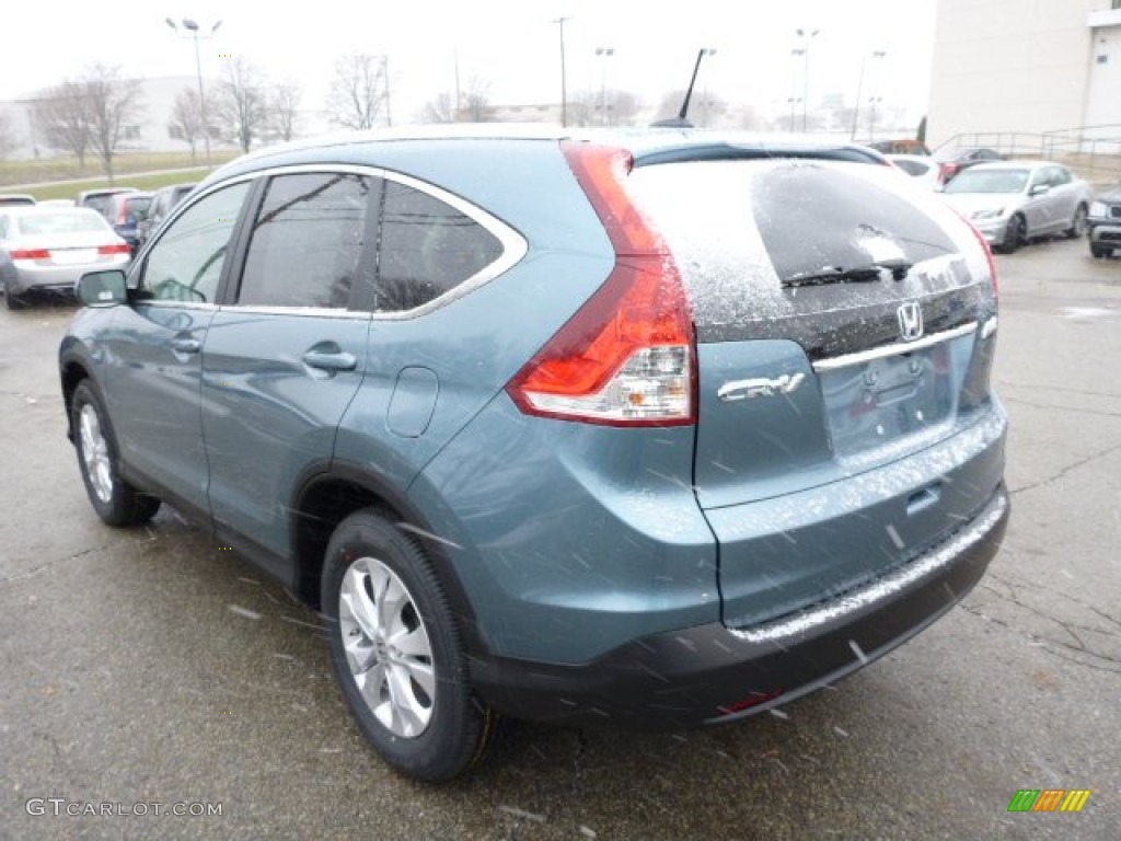 2013 CR-V EX-L AWD - Mountain Air Metallic / Beige photo #2