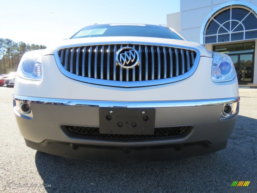 2008 Enclave CXL AWD - White Opal / Titanium/Dark Titanium photo #2