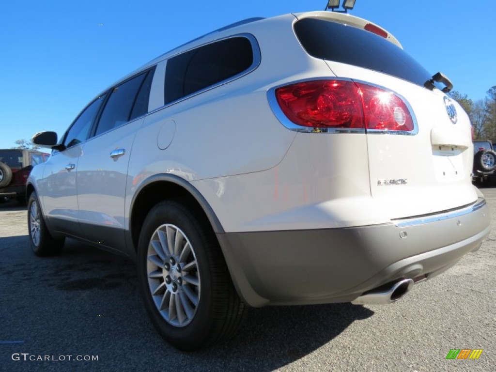 2008 Enclave CXL AWD - White Opal / Titanium/Dark Titanium photo #5