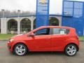 2013 Inferno Orange Metallic Chevrolet Sonic LTZ Hatch  photo #2