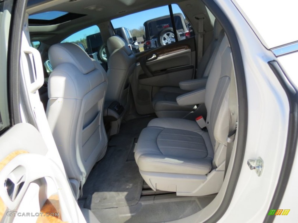 2008 Enclave CXL AWD - White Opal / Titanium/Dark Titanium photo #13