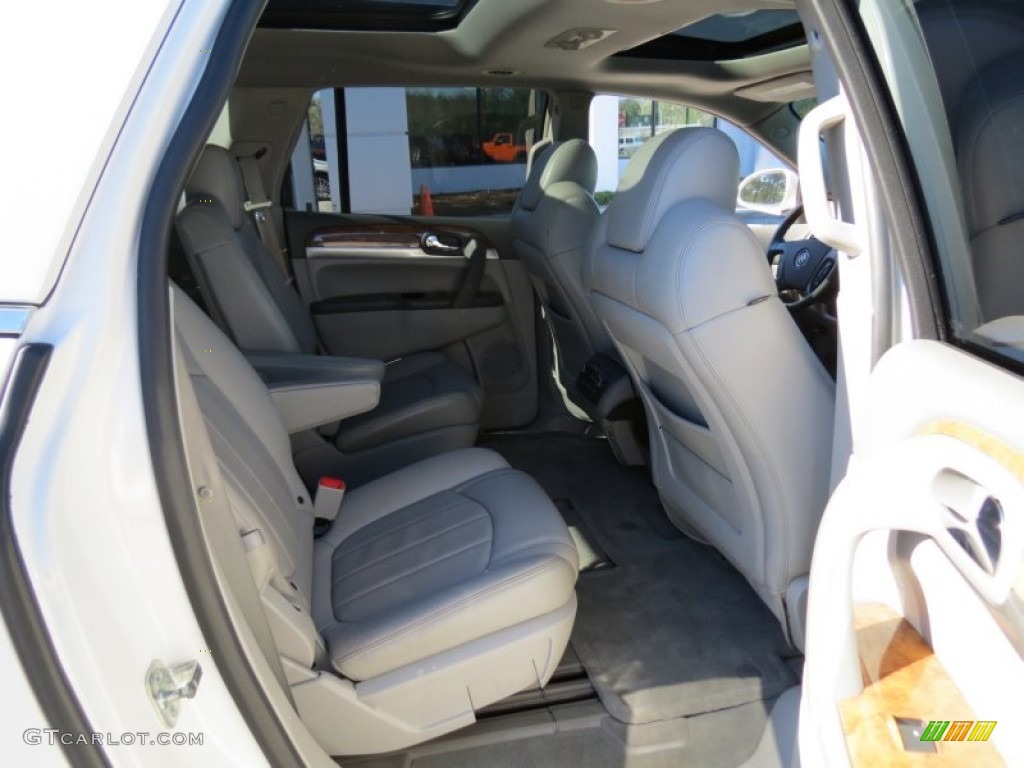 2008 Enclave CXL AWD - White Opal / Titanium/Dark Titanium photo #16