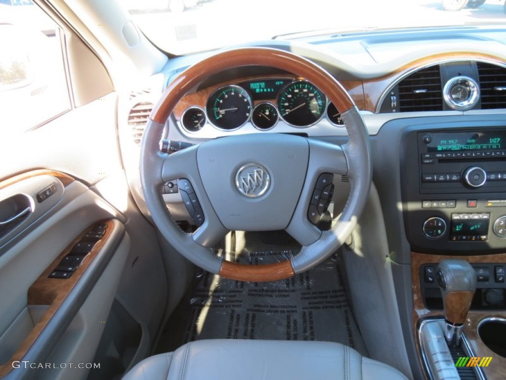 2008 Enclave CXL AWD - White Opal / Titanium/Dark Titanium photo #20