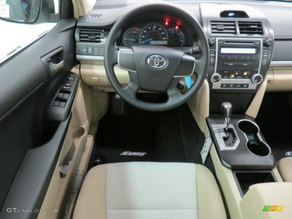 2012 Camry L - Super White / Ivory photo #5