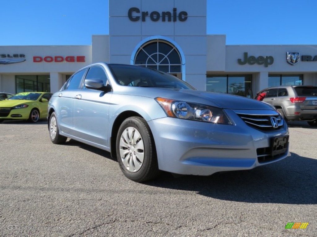 2011 Accord LX Sedan - Celestial Blue Metallic / Gray photo #1