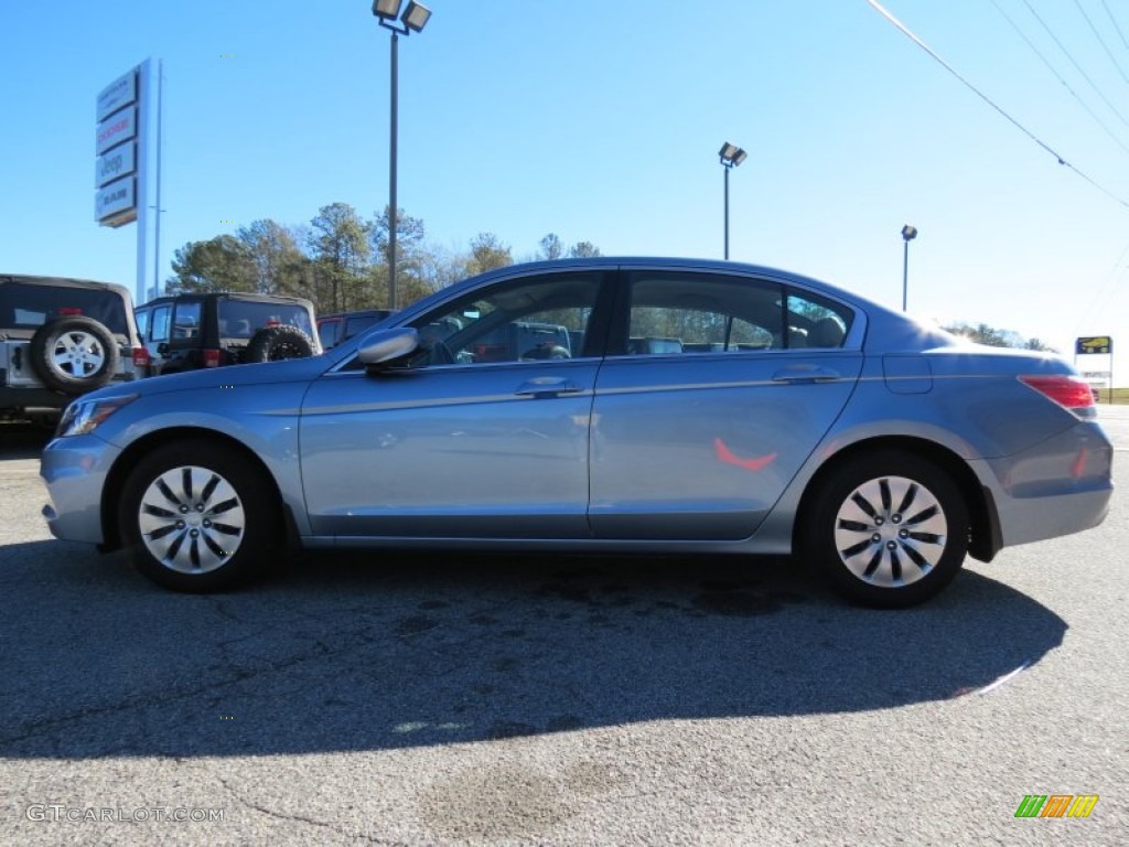 2011 Accord LX Sedan - Celestial Blue Metallic / Gray photo #4