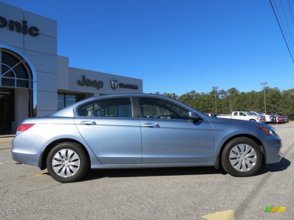 2011 Accord LX Sedan - Celestial Blue Metallic / Gray photo #8