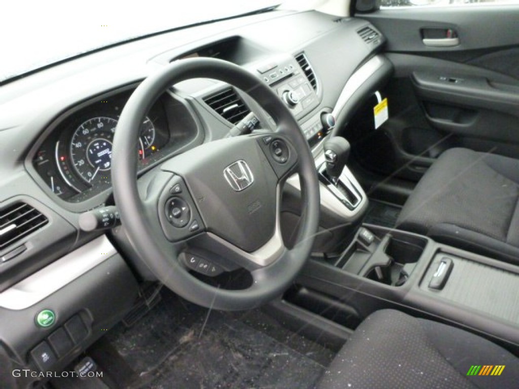 2013 CR-V EX AWD - Crystal Black Pearl / Black photo #15