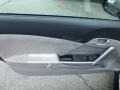 Gray 2013 Honda Civic LX Coupe Door Panel