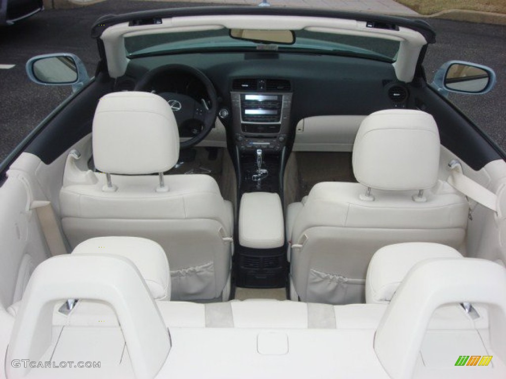 2010 IS 250C Convertible - Cerulean Blue Metallic / Ecru Beige photo #11