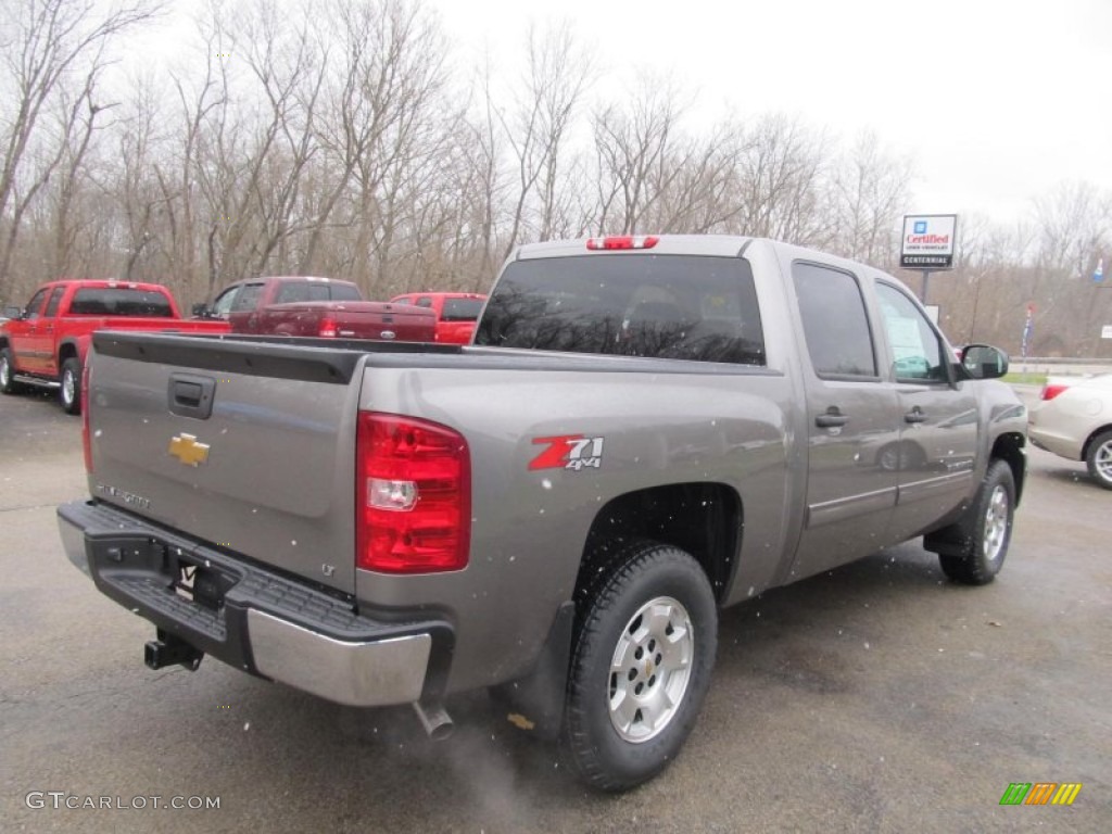 2013 Silverado 1500 LT Crew Cab 4x4 - Graystone Metallic / Ebony photo #7