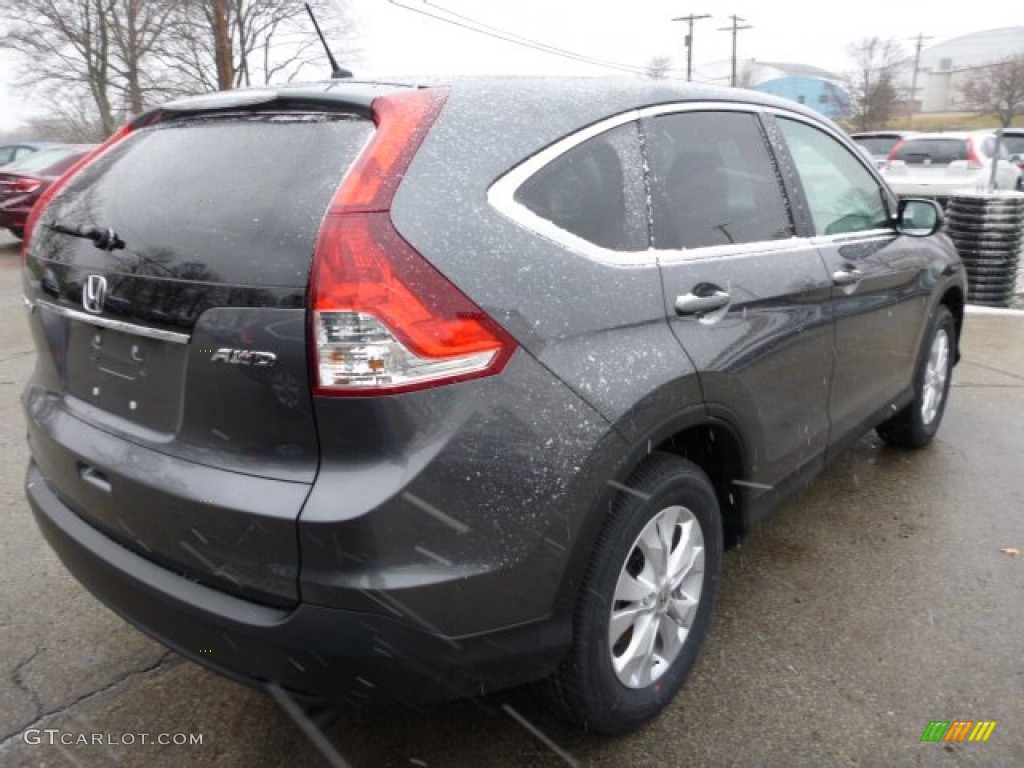 2013 CR-V EX AWD - Polished Metal Metallic / Gray photo #4