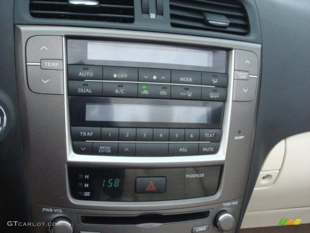 2010 IS 250C Convertible - Cerulean Blue Metallic / Ecru Beige photo #15