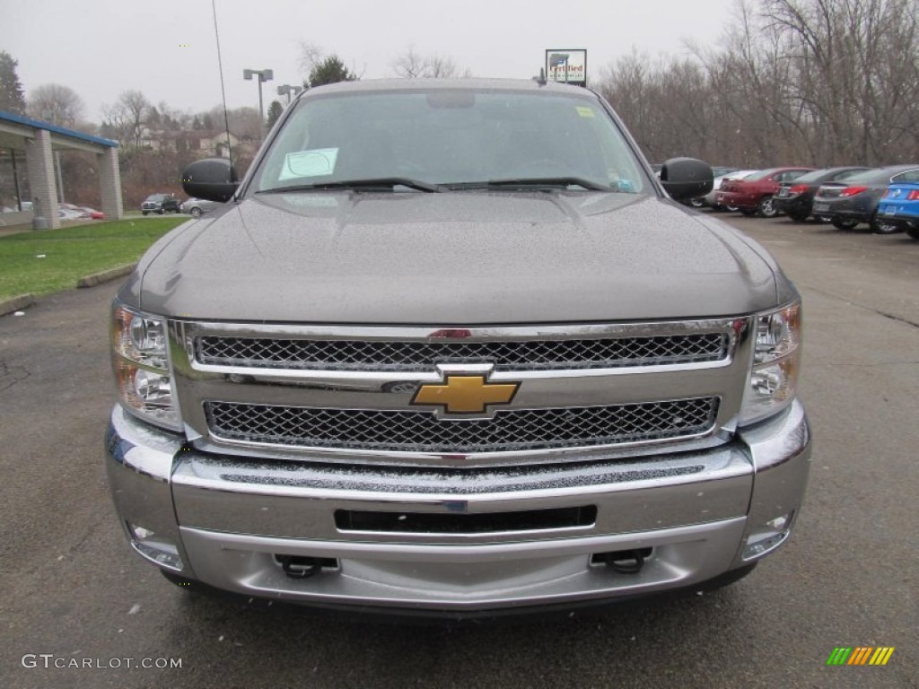 2013 Silverado 1500 LT Crew Cab 4x4 - Graystone Metallic / Ebony photo #11