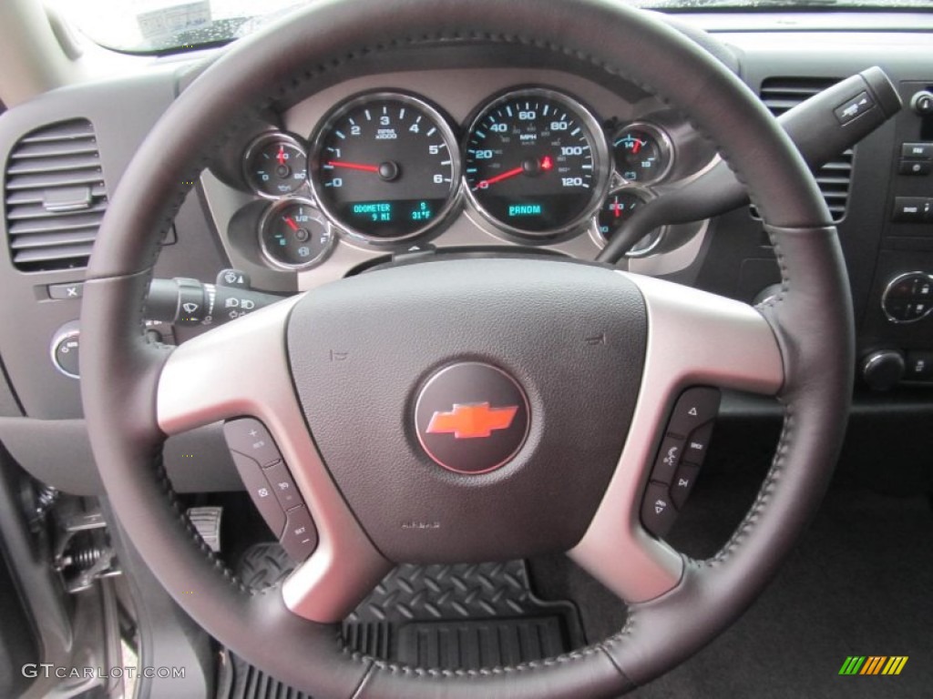 2013 Silverado 1500 LT Crew Cab 4x4 - Graystone Metallic / Ebony photo #15