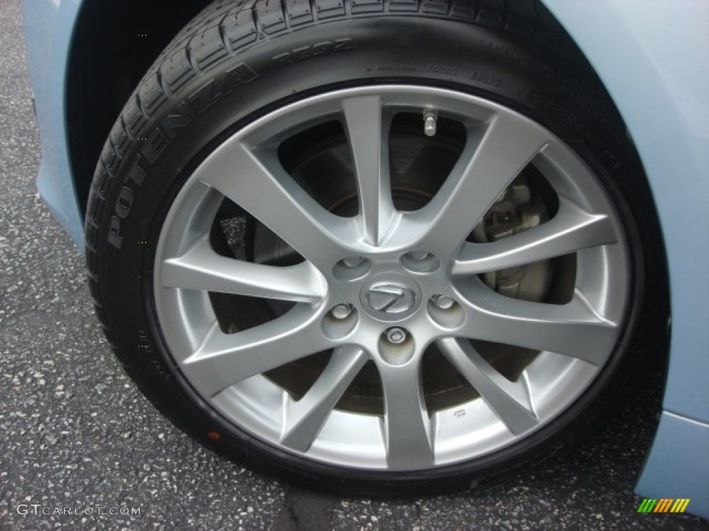 2010 IS 250C Convertible - Cerulean Blue Metallic / Ecru Beige photo #25