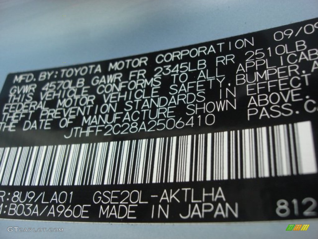 2010 IS 250C Convertible - Cerulean Blue Metallic / Ecru Beige photo #30