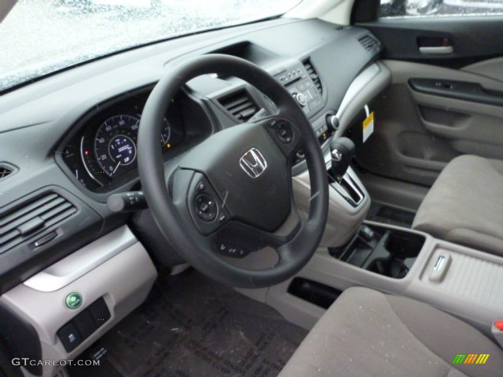 2013 CR-V LX AWD - Twilight Blue Metallic / Gray photo #15