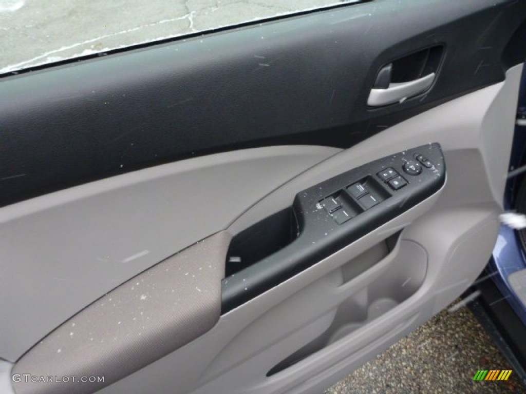 2013 CR-V LX AWD - Twilight Blue Metallic / Gray photo #14