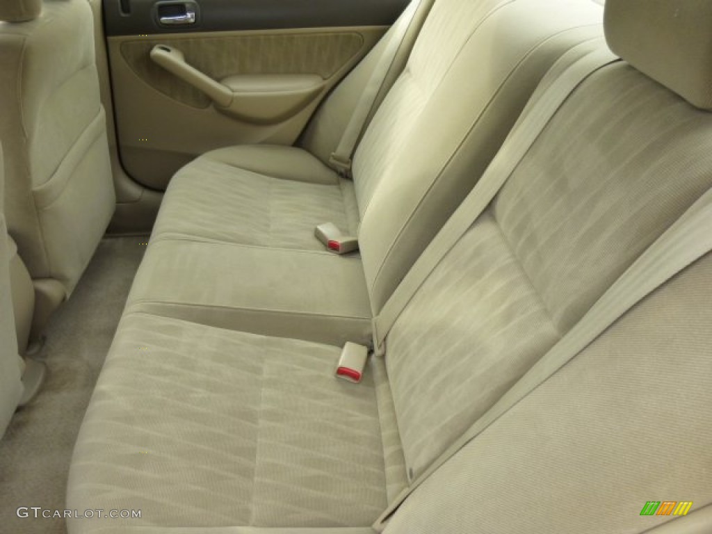 2004 Civic LX Sedan - Shoreline Mist Metallic / Ivory Beige photo #5