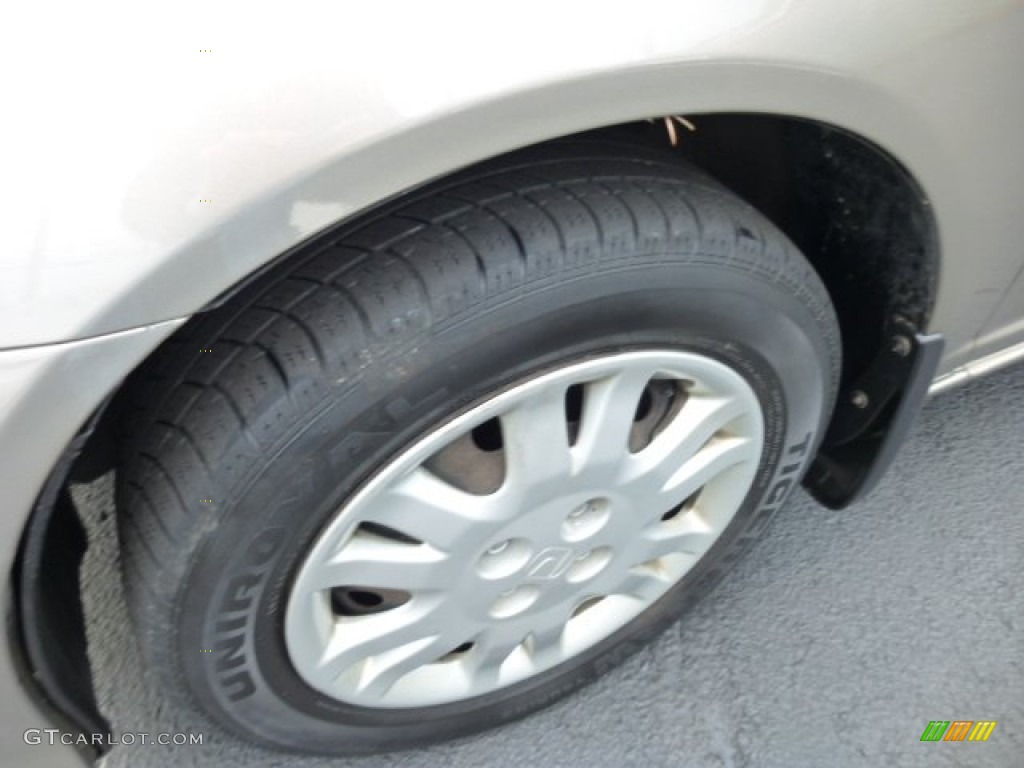 2004 Civic LX Sedan - Shoreline Mist Metallic / Ivory Beige photo #8