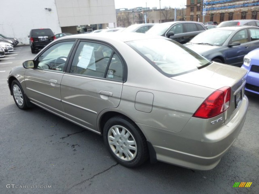 2004 Civic LX Sedan - Shoreline Mist Metallic / Ivory Beige photo #12